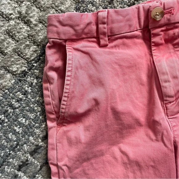 Vineyard Vines by Shep and Ian Boys Chino Khaki Shorts, Red / Pink, Size 6 - Picture 3 of 7